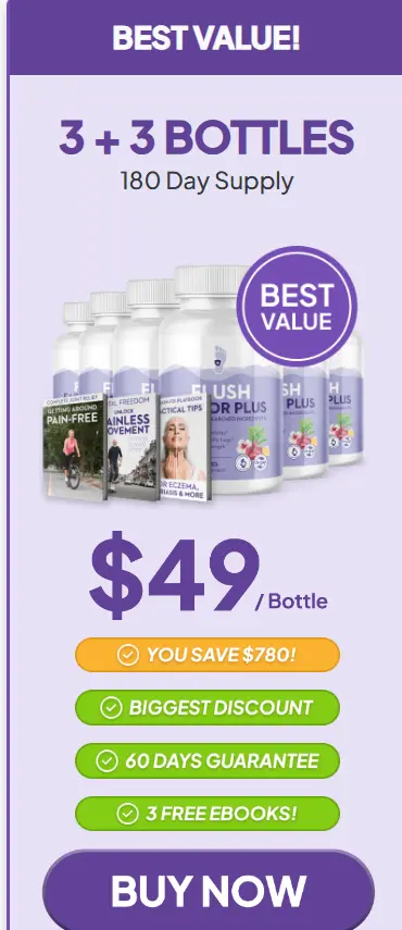 Flush Factor Plus 6 bottles  pricing